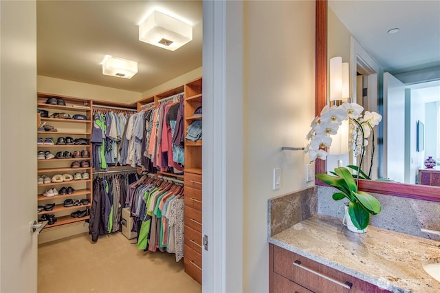 1521 2nd Ave Unit 2303, Seattle, WA 98101 - walk in closet with light colored carpet