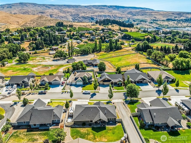3516 Dianna Way, Wenatchee, WA 98801 - aerial view of residential area with mountains