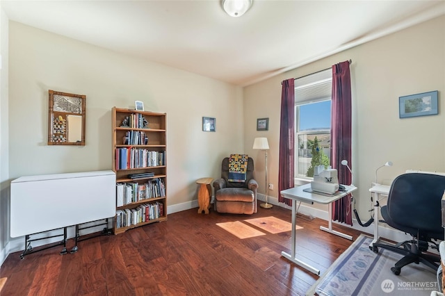 3516 Dianna Way, Wenatchee, WA 98801 - office area featuring wood finished floors