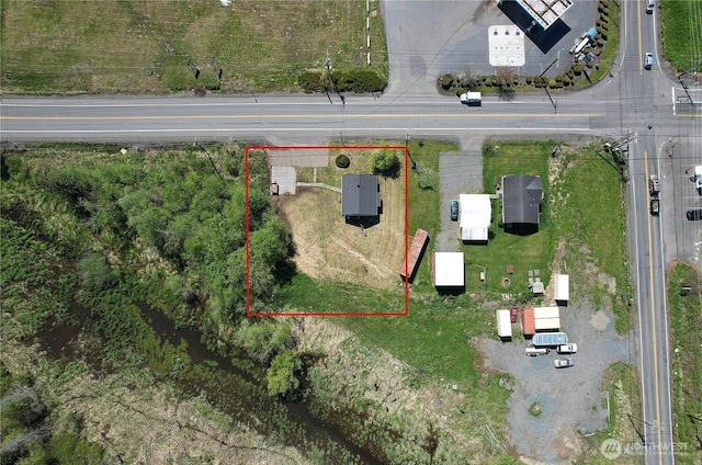 4476 Birch Bay Lynden Rd, Birch Bay, WA 98230 - aerial view of property's location with property parcel outlined