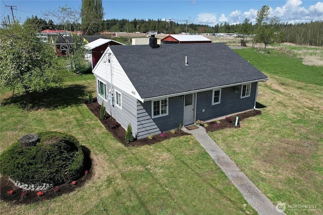 4476 Birch Bay Lynden Rd, Birch Bay, WA 98230 - view of front facade with roof with shingles and a front yard