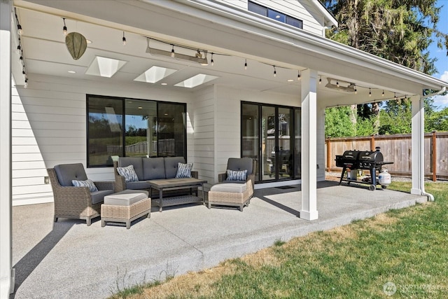 1427 114th Ave E, Edgewood, WA 98372 - view of patio / terrace featuring an outdoor living space