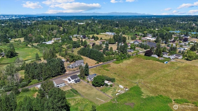 1427 114th Ave E, Edgewood, WA 98372 - aerial overview of property's location with a forest