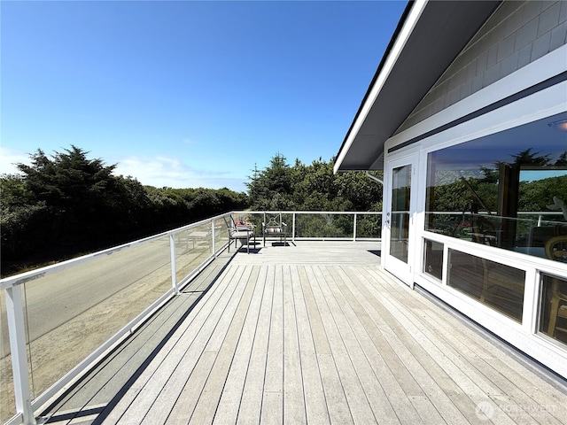 101 Sand Dune Ave NW, Ocean Shores, WA 98569 - view of wooden terrace