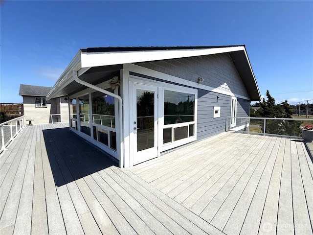101 Sand Dune Ave NW, Ocean Shores, WA 98569 - view of wooden terrace