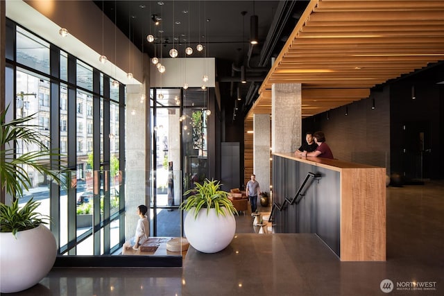 450 S Main St Unit 1608, Seattle, WA 98104 - lobby featuring a towering ceiling