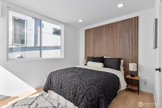 918 28th Ave S Unit B, Seattle, WA 98144 - bedroom featuring wood finished floors and recessed lighting