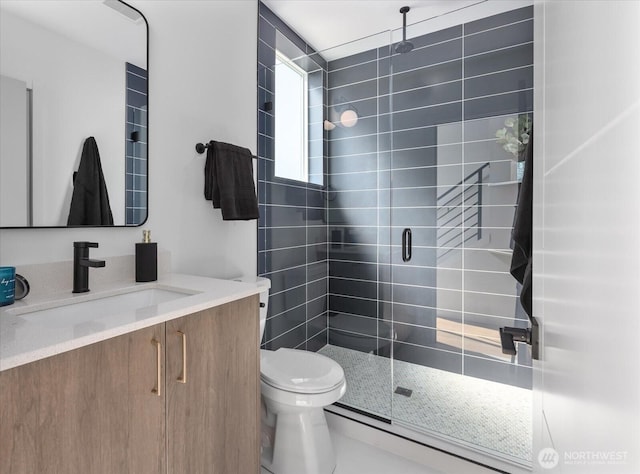 918 28th Ave S Unit B, Seattle, WA 98144 - full bathroom featuring vanity and a shower stall
