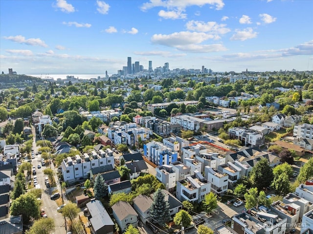 918 28th Ave S Unit B, Seattle, WA 98144 - aerial view of city skyline