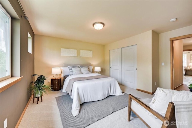 9411 18th Ave W Unit B, Everett, WA 98204 - bedroom with a closet and carpet floors