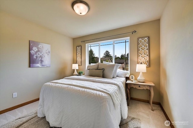 9411 18th Ave W Unit B, Everett, WA 98204 - bedroom with light carpet and baseboards