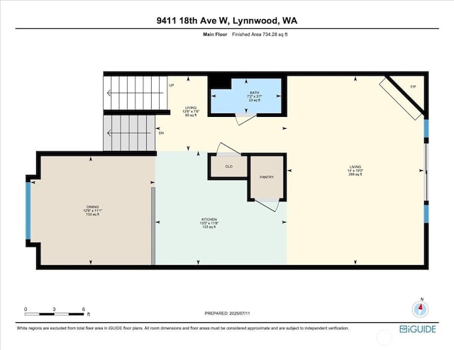 9411 18th Ave W Unit B, Everett, WA 98204 - view of room layout