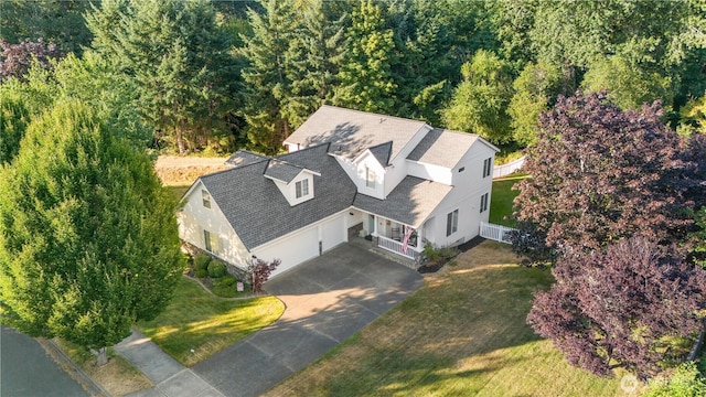 2060 Hammond Ave, Dupont, WA 98327 - view from above of property with a heavily wooded area