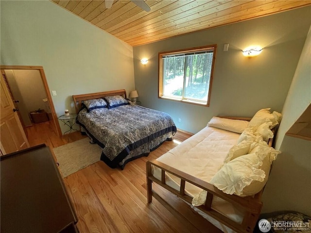 4 Ruger Rd, Oroville, WA 98844 - bedroom with wooden ceiling and wood finished floors