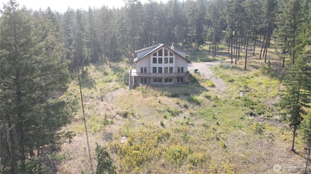 4 Ruger Rd, Oroville, WA 98844 - aerial view of property and surrounding area featuring a forest