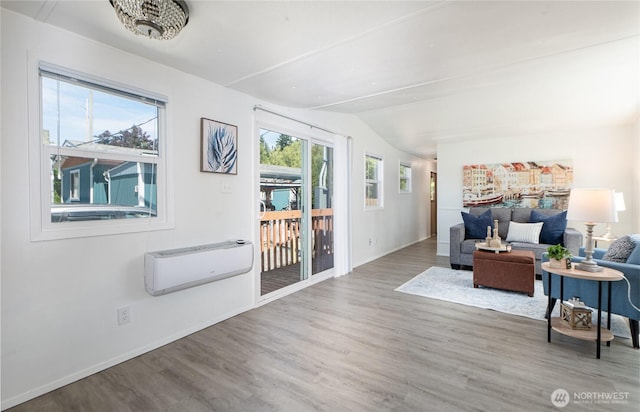 2500 Samish Way Unit 13, Bellingham, WA 98229 - sitting room with vaulted ceiling and wood finished floors