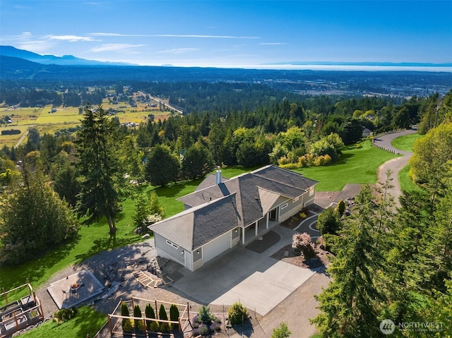52 Carriage Dr, Sequim, WA 98382 - view from above of property with a forest