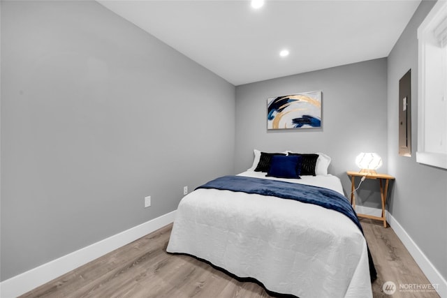 1315 Astor St, Bellingham, WA 98225 - bedroom with wood finished floors and recessed lighting