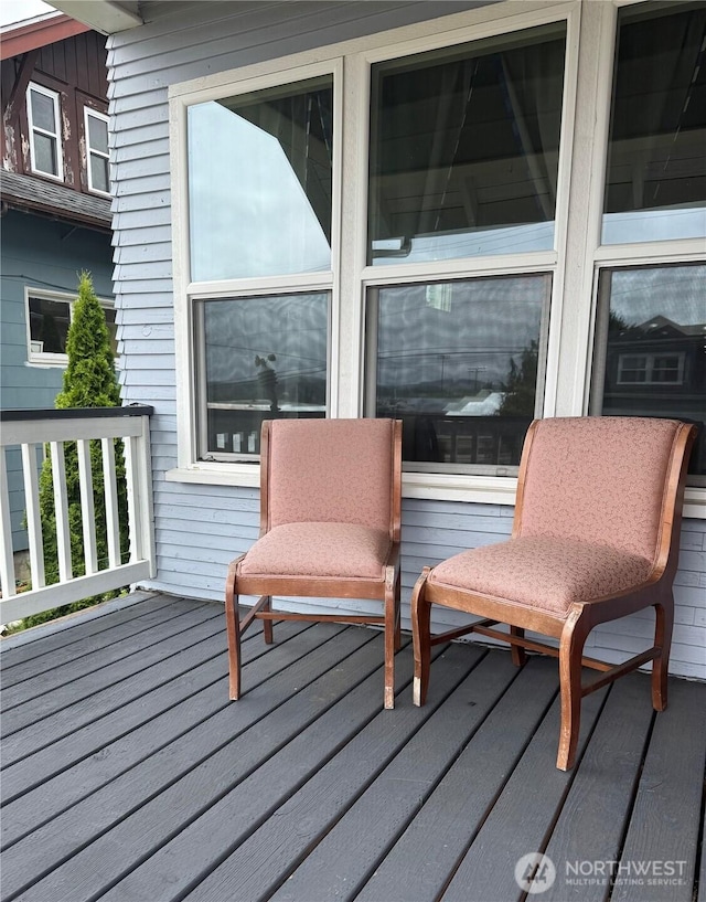 1019 Duryea St, Raymond, WA 98577 - view of wooden terrace