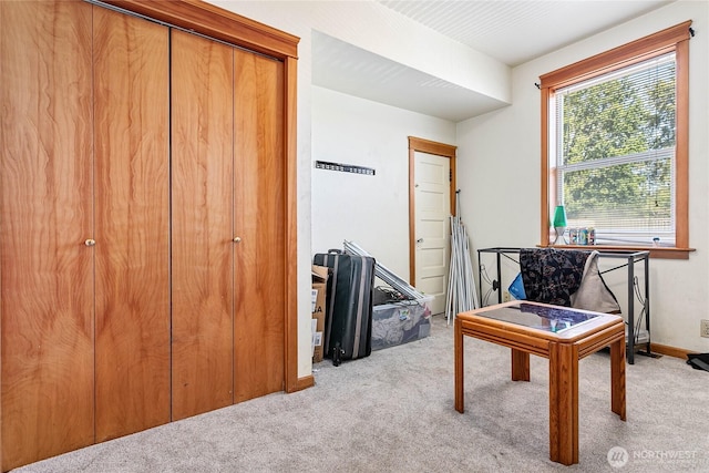 2639 Yew St, Bellingham, WA 98226 - carpeted home office featuring baseboards