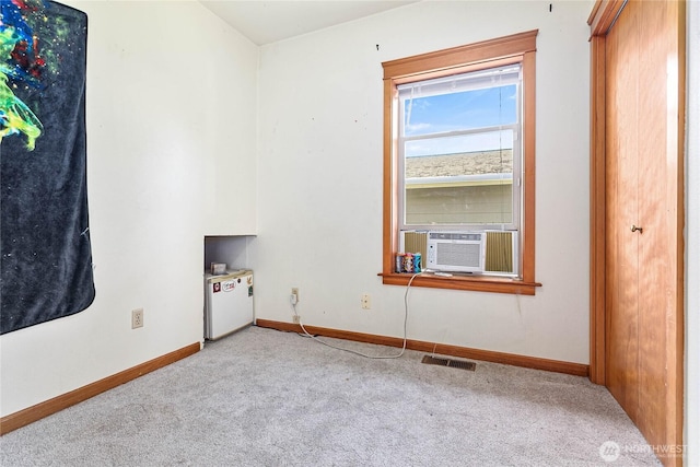 2639 Yew St, Bellingham, WA 98226 - carpeted spare room with baseboards and cooling unit