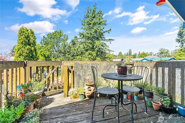 2639 Yew St, Bellingham, WA 98226 - view of wooden deck
