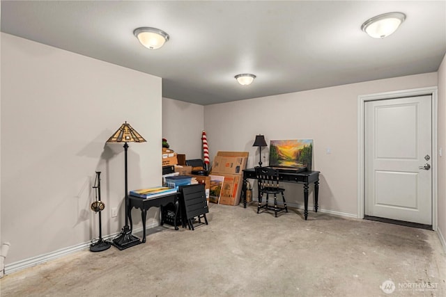 1776 Broadway Pl, Wenatchee, WA 98801 - recreation room featuring unfinished concrete flooring and baseboards