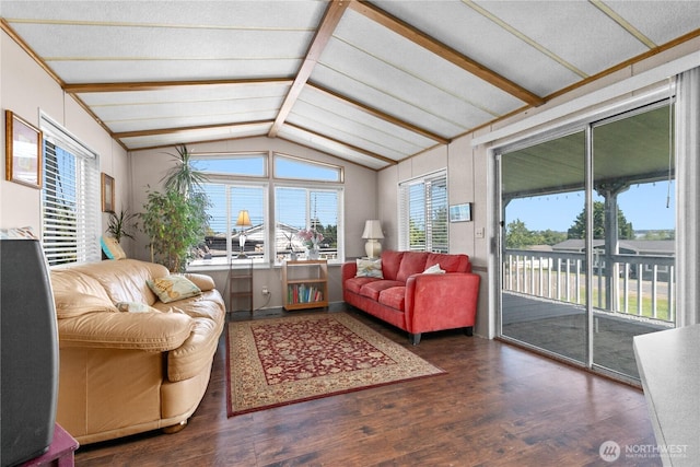 5594 Hillvue Rd, Blaine, WA 98230 - sunroom / solarium featuring vaulted ceiling and healthy amount of natural light