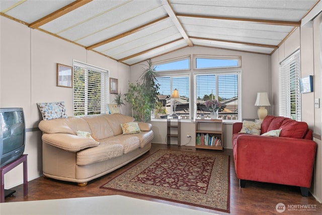 5594 Hillvue Rd, Blaine, WA 98230 - living room with wood finished floors, lofted ceiling, and plenty of natural light