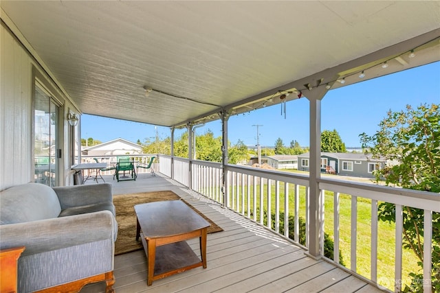 5594 Hillvue Rd, Blaine, WA 98230 - deck featuring a residential view
