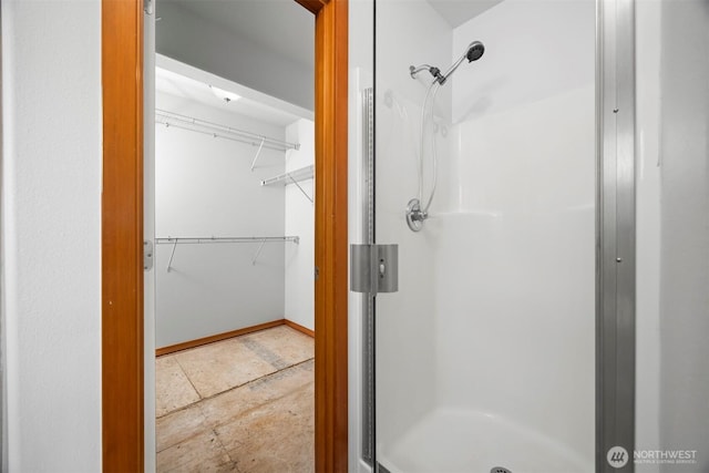 6214 Malloy Ave, Ferndale, WA 98248 - full bathroom with a shower stall and a walk in closet