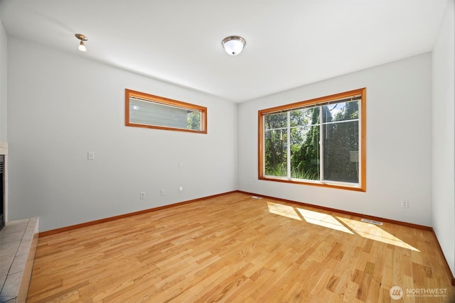 6214 Malloy Ave, Ferndale, WA 98248 - unfurnished room featuring light wood-style floors and baseboards