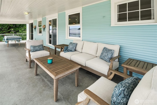 26321 Pillsbury Rd SW, Vashon, WA 98070 - view of patio with outdoor lounge area