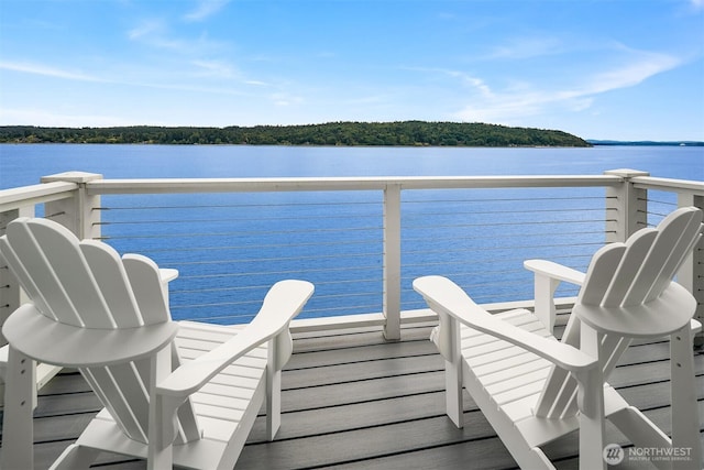 26321 Pillsbury Rd SW, Vashon, WA 98070 - balcony featuring a water view