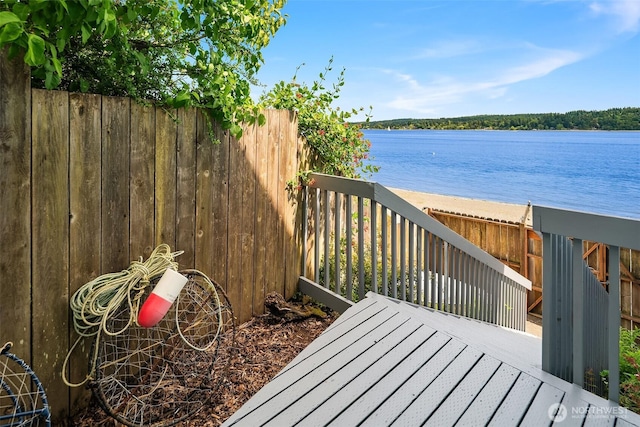 26321 Pillsbury Rd SW, Vashon, WA 98070 - deck featuring a water view