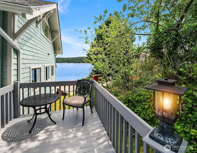 26321 Pillsbury Rd SW, Vashon, WA 98070 - wooden deck featuring a water view