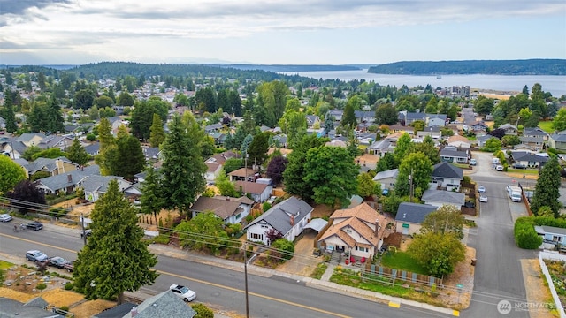 5507 N 45th St, Tacoma, WA 98407 - aerial view of residential area with a nearby body of water