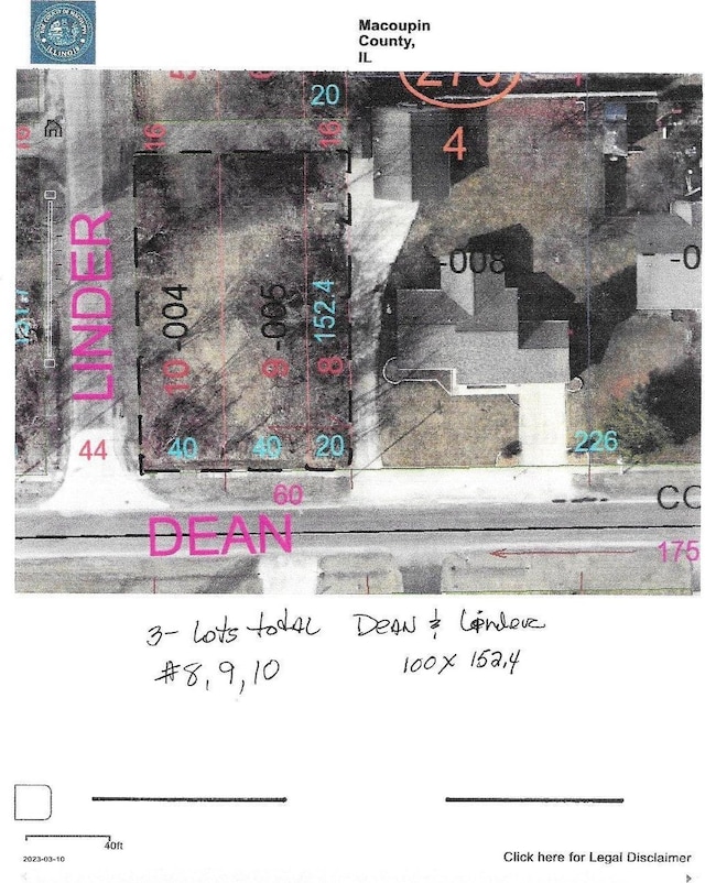 LOTS8-10 W Dean St, Virden IL, 62690 land for sale