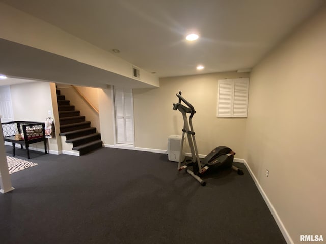 view of exercise room