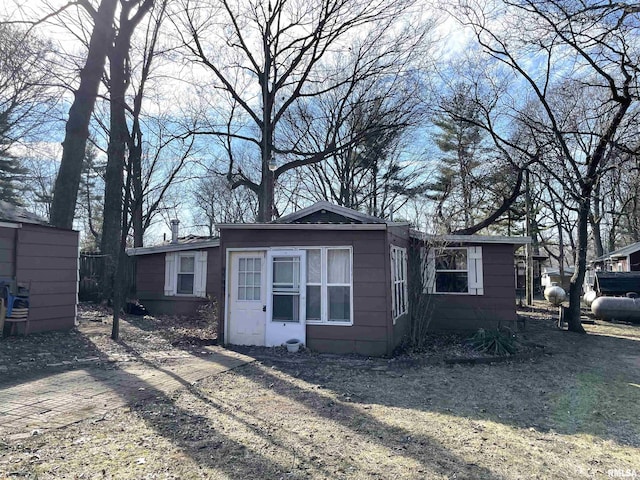 view of back of property