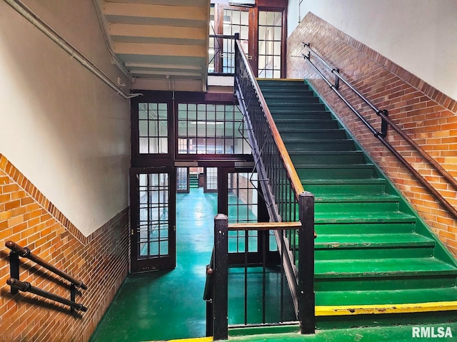 view of stairs