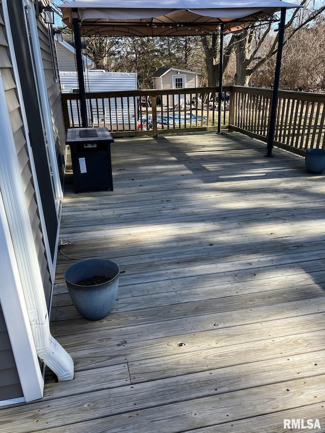 view of deck