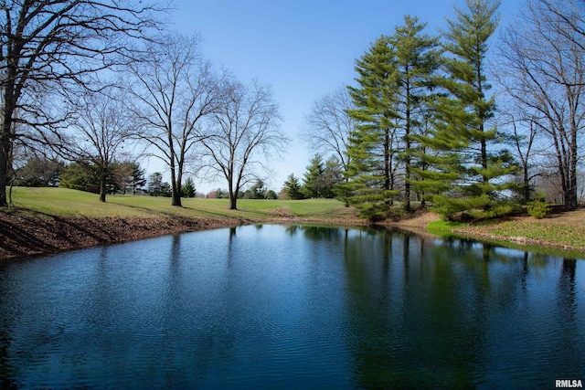 view of water feature