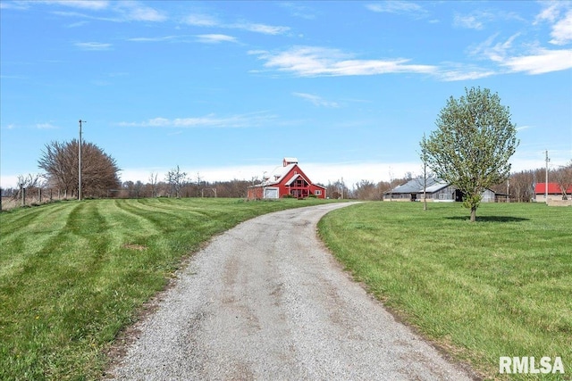 view of road