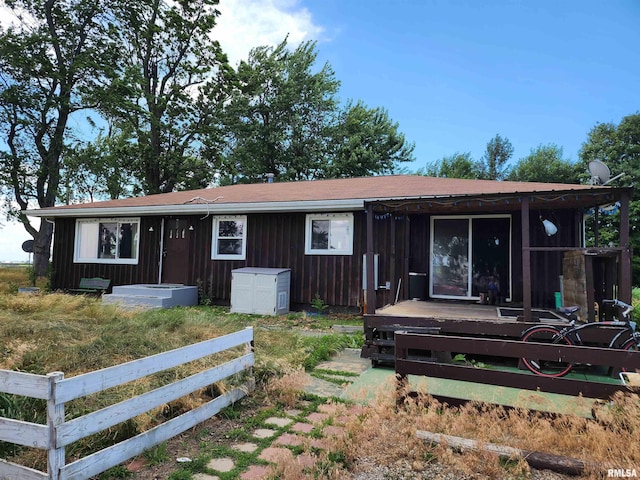 view of ranch-style house