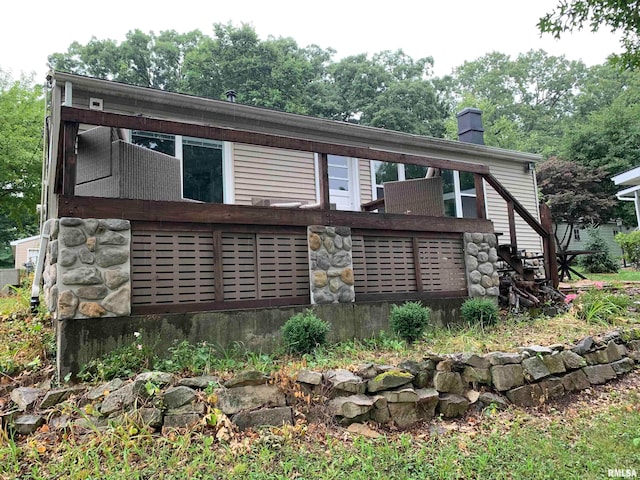 view of rear view of house