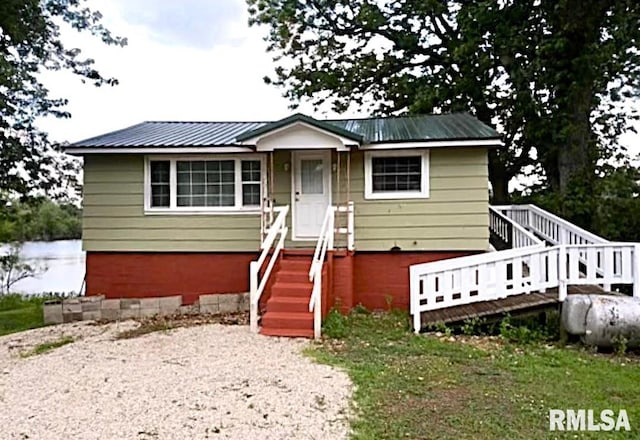 view of front of home