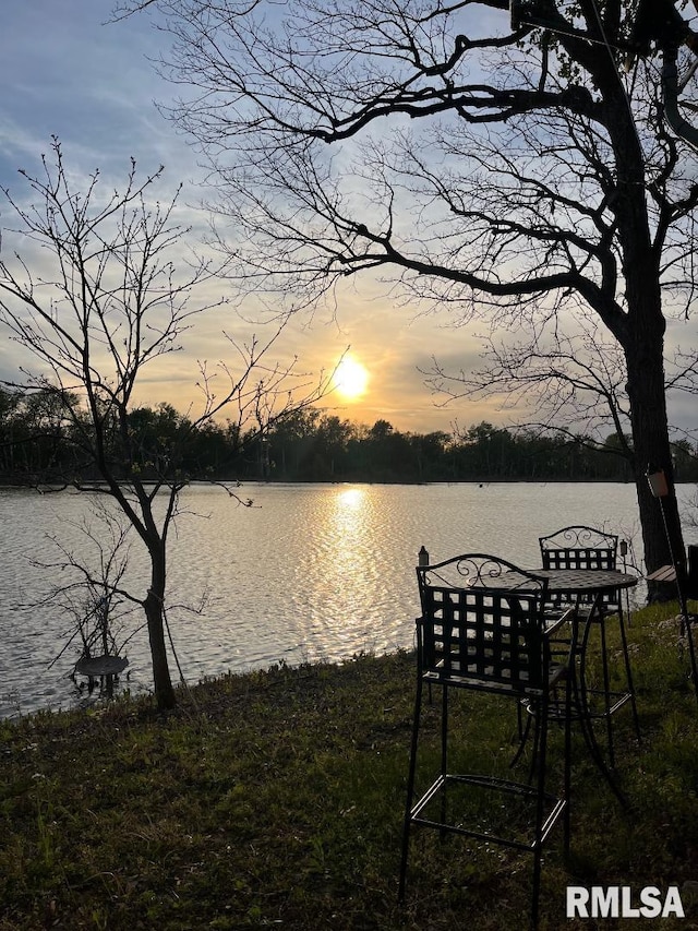 property view of water