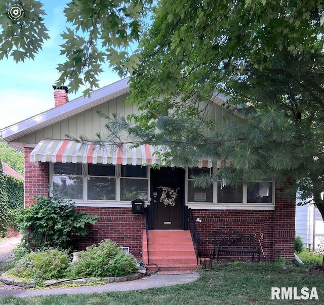 view of bungalow-style home