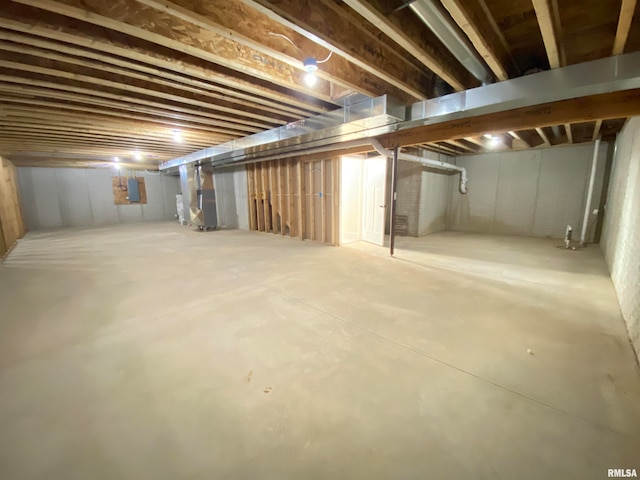 view of basement